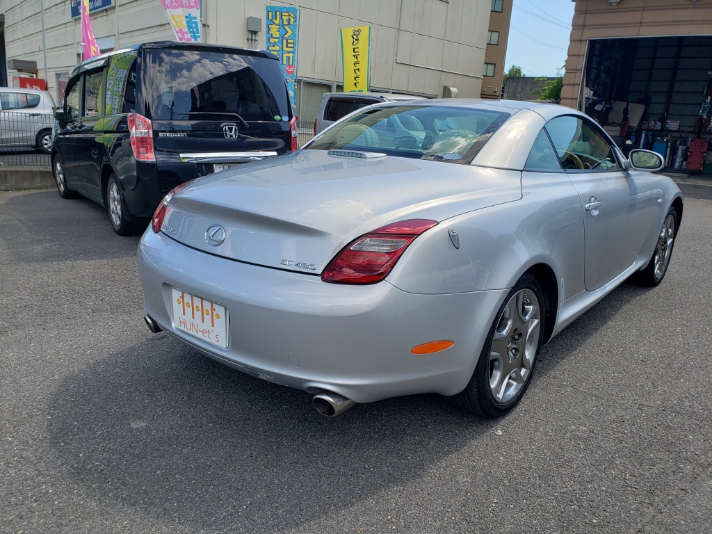 レクサス ｓｃ430 走行少ない オープンカー 広島市東区 福田の車屋さん ディーエムカーランド 中古車 新車 福祉車両 の販売 車検 保険 板金等 一般修理を承っております