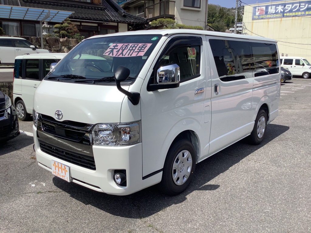 ハイエース スーパーｇｌ ダークプライム ワンオーナー 広島市東区 福田の車屋さん ディーエムカーランド 中古車 新車 福祉車両 の販売 車検 保険 板金等 一般修理を承っております