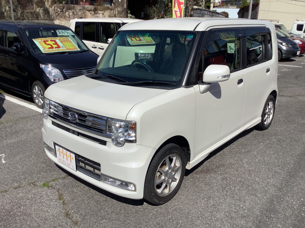 ムーブコンテ カスタムｇ 走行少ない 広島市東区 福田の車屋さん ディーエムカーランド 中古車 新車 福祉車両 の販売 車検 保険 板金等 一般修理を承っております