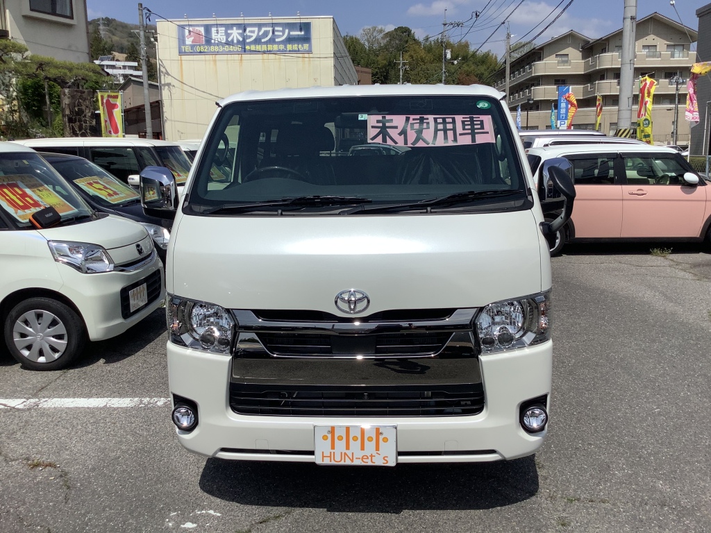 ハイエース スーパーｇｌ ダークプライム ワンオーナー 広島市東区 福田の車屋さん ディーエムカーランド 中古車 新車 福祉車両の販売 車検 保険 板金等 一般修理を承っております