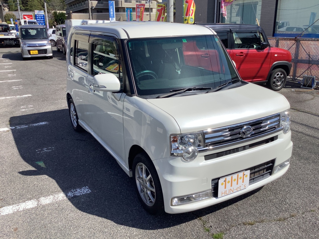 ムーブコンテ カスタムｇ 走行少ない 広島市東区 福田の車屋さん ディーエムカーランド 中古車 新車 福祉車両 の販売 車検 保険 板金等 一般修理を承っております